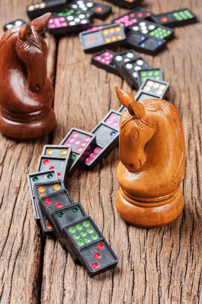 Vintage domino parçaları