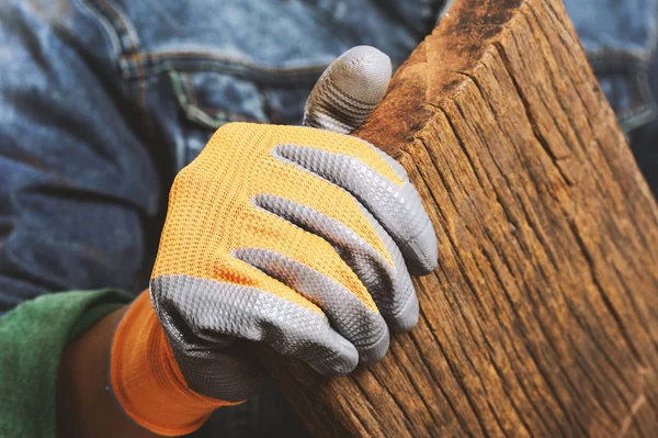 Non-slip coated gloves — Stock Photo, Image