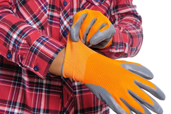 Guantes recubiertos antideslizantes — Foto de Stock