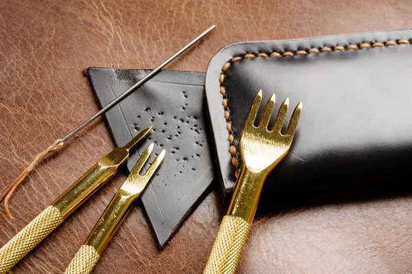 Tools for leather working — Stock Photo, Image