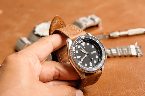 Reloj de lujo para hombres — Foto de Stock