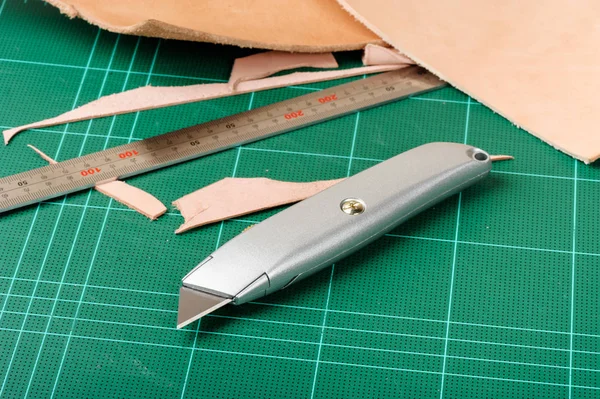 Infällbar mattkniv — Stockfoto