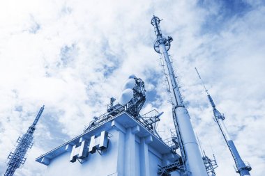 Telekomünikasyon tower, bağıntı antenler, iletişim verici Kulesi