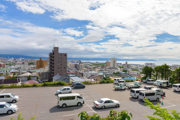 Hokkaido Japan Juli 2015 Die Stadt Hakodate Bei Bewölktem Himmel — Stockfoto