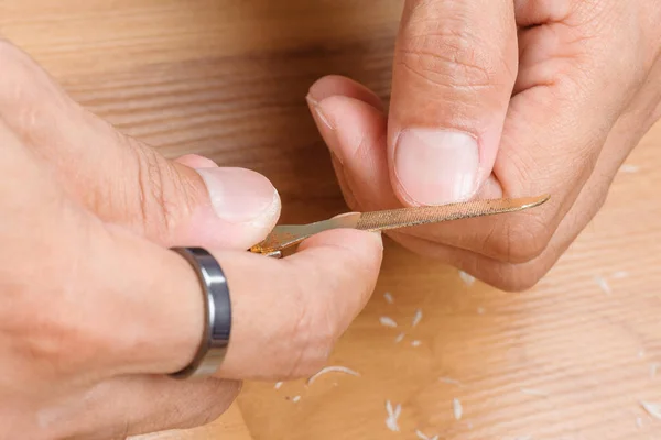 Hand manicure — Stock Photo, Image