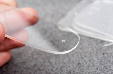 Açık akrilik şablonu