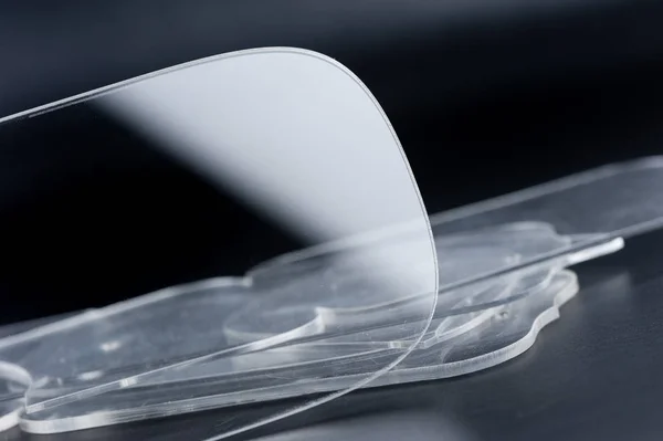 Modelo de acrílico transparente — Fotografia de Stock