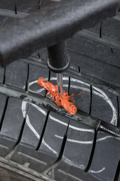 Tire repair kit — Stock Photo, Image