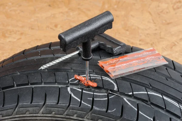 Tire repair kit — Stock Photo, Image