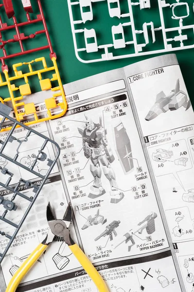 Plastic Gundam Model — Stockfoto