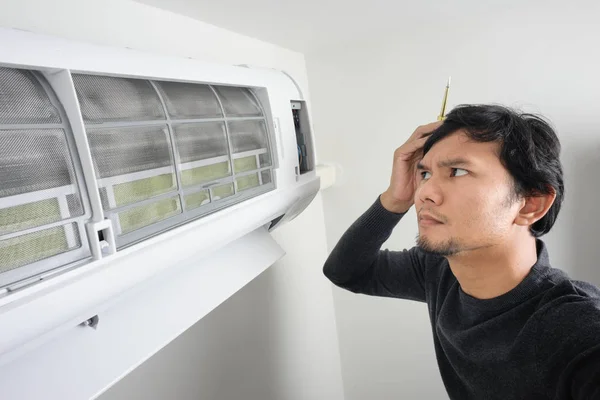Fixação de ar condicionado — Fotografia de Stock