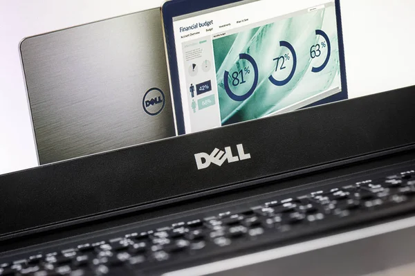 Logo firmy Dell — Zdjęcie stockowe