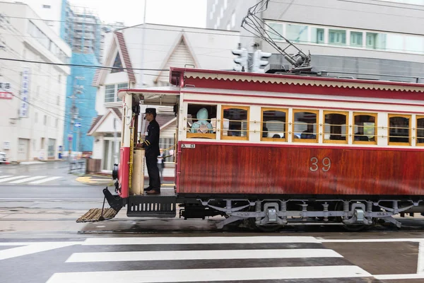 Hakodate şehir tramvay — Stok fotoğraf