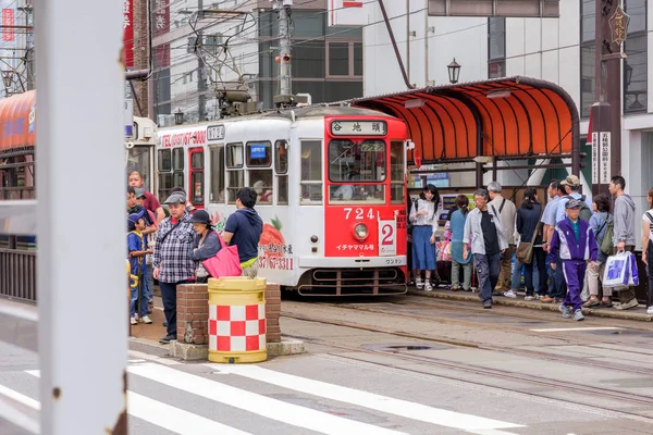 Hakodate şehir tramvay — Stok fotoğraf