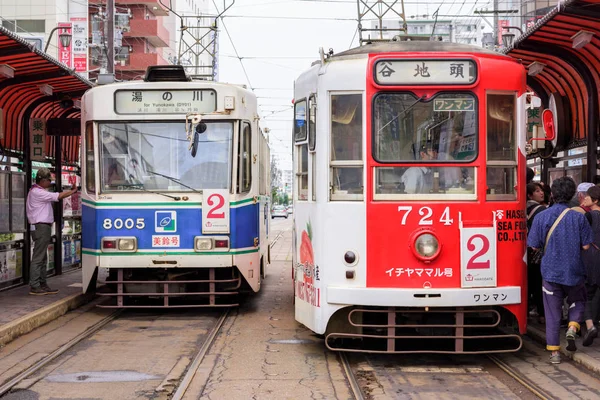 Hakodate şehir tramvay — Stok fotoğraf