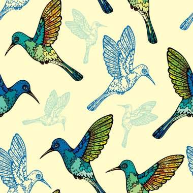 sinek kuşu ile Seamless Modeli.