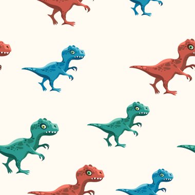 Dinozorlar ile-Seamless Modeli tyrannosaurus.