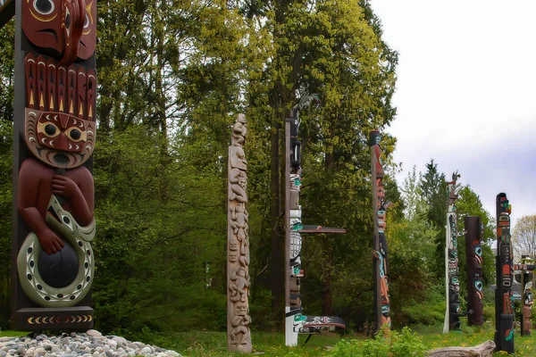 Totem Pole Village — Fotografia de Stock