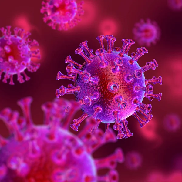 바이러스의 디지털 — 스톡 사진