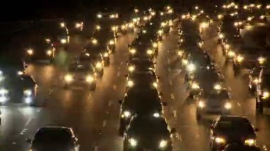 La karayolu gece timelapse