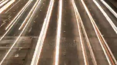 arabalar timelapse ışıklarını