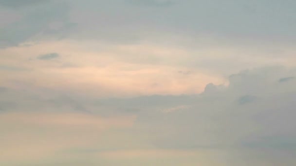 Небо и солнце timelapse Амстердам — стоковое видео