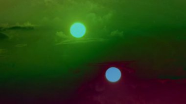 Yansıtılmış güneşler filtre