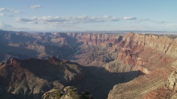 Большие облака каньона — стоковое видео