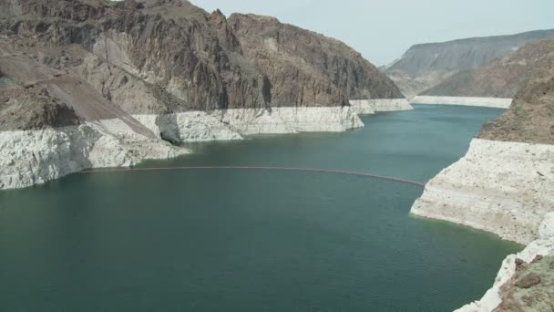 フーバー ダム タイムラプスに入るコロラド川 — ストック動画