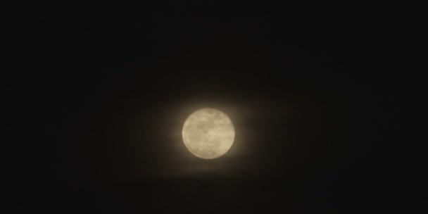 lune la nuit timelapse 
