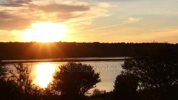 Nova scotia lapso de tiempo al atardecer — Vídeo de stock