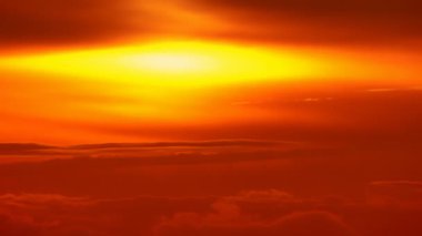 doğal parlayan turuncu günbatımı