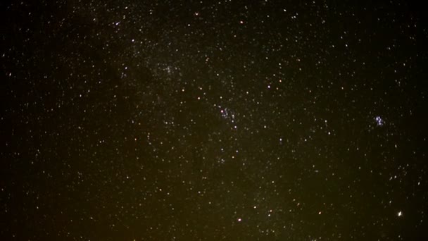 Star galaxy timelapse — стоковое видео