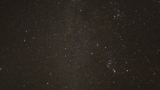 Star filled sky timelapse — Stock Video