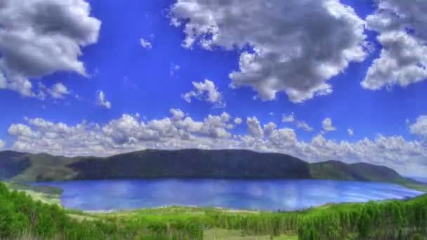 Lapso de tempo paisagem de água vibrante — Vídeo de Stock