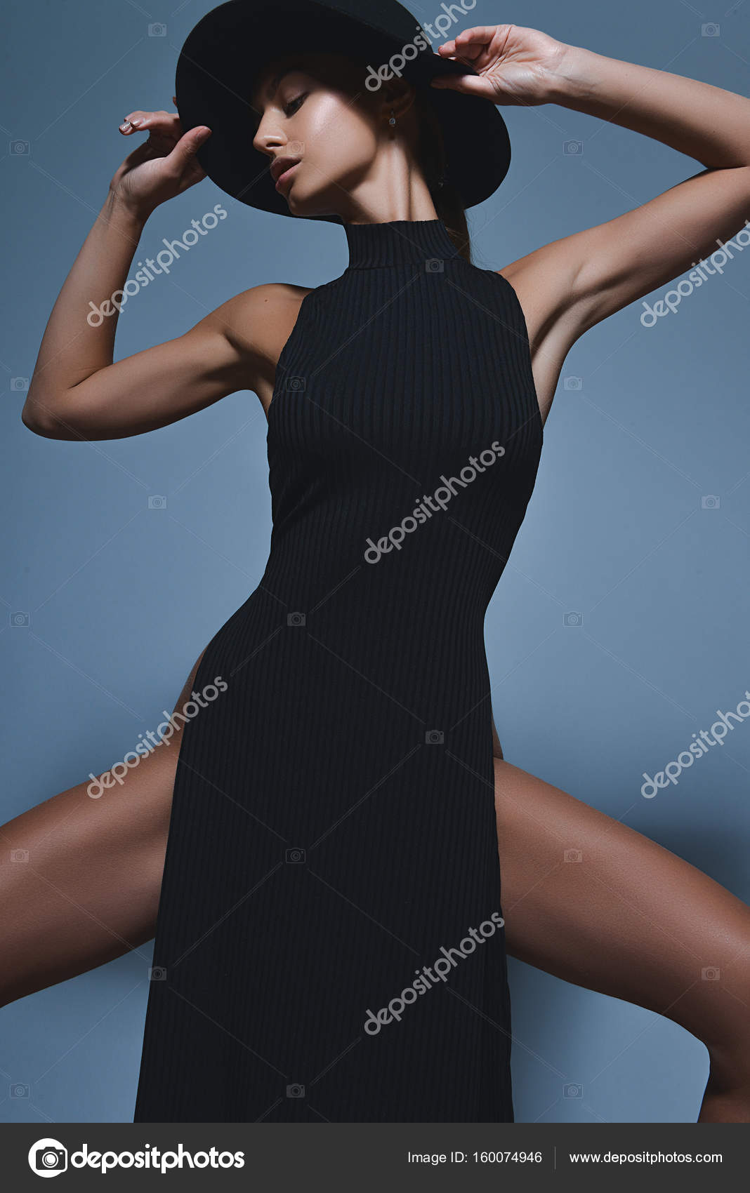 Black dress without sleeves store