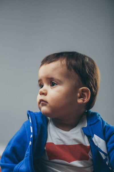 Portrait of male toddler