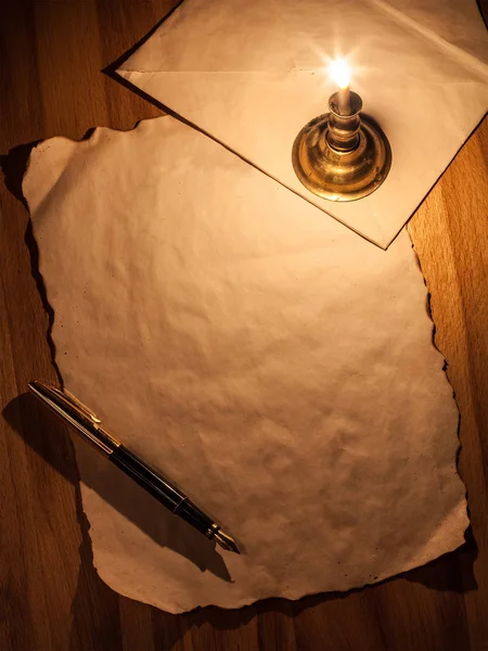 Vintage malzemeleri yazma