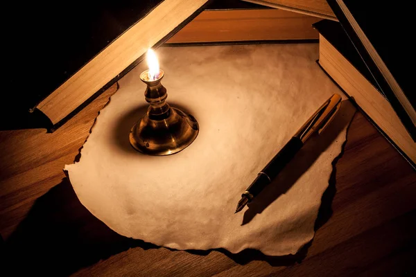 Vintage malzemeleri yazma