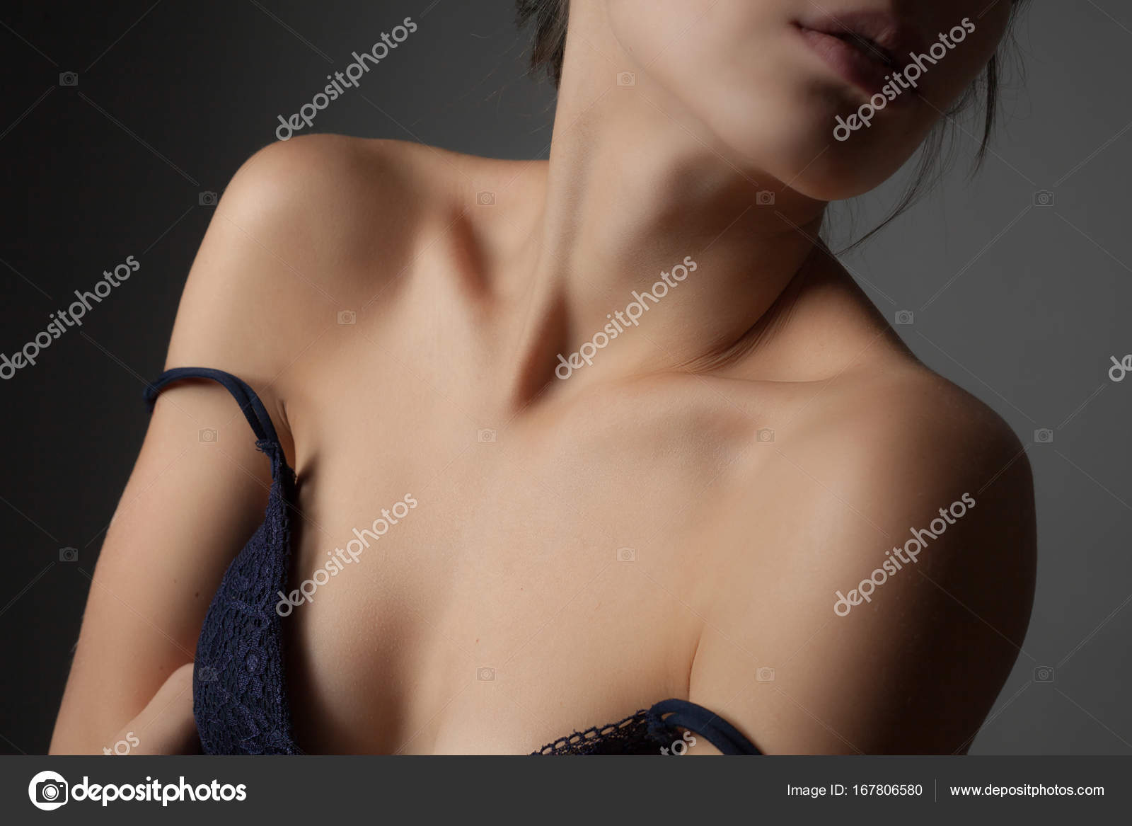 Attractive girl in bra Stock Photo by ©Dima_Aslanian 167806580