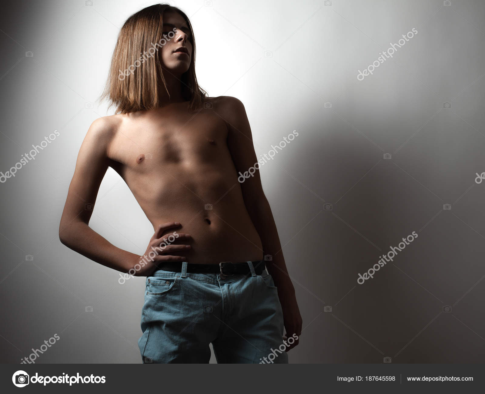 Skinny Topless Women