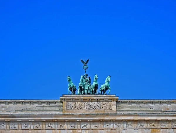 Berlin Niemcy Lipca 2016 Przed Bramą Brandenburską — Zdjęcie stockowe