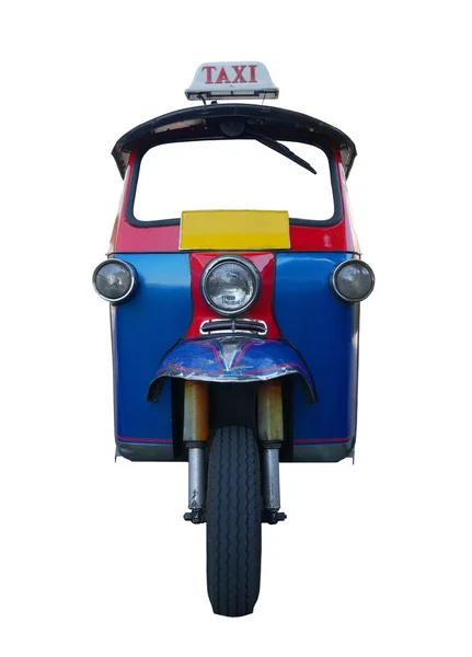 Eski Tuk Tuk araba izole