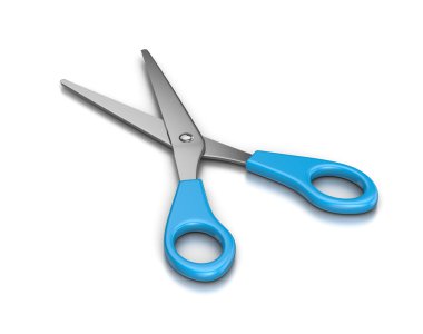 Scissors on White