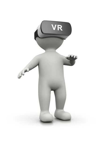 Virtual Reality Concept 3D Illustration — Stock Photo, Image