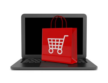 Çevrimiçi alışveriş kavramı