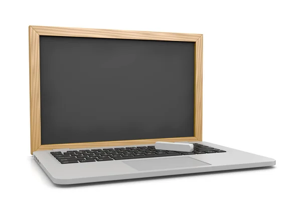 E-학습 노트북 컴퓨터 — 스톡 사진
