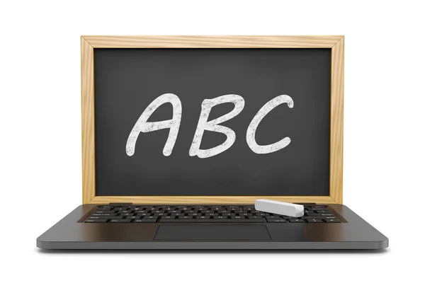 E-learning Laptop Computer — Stock Photo, Image