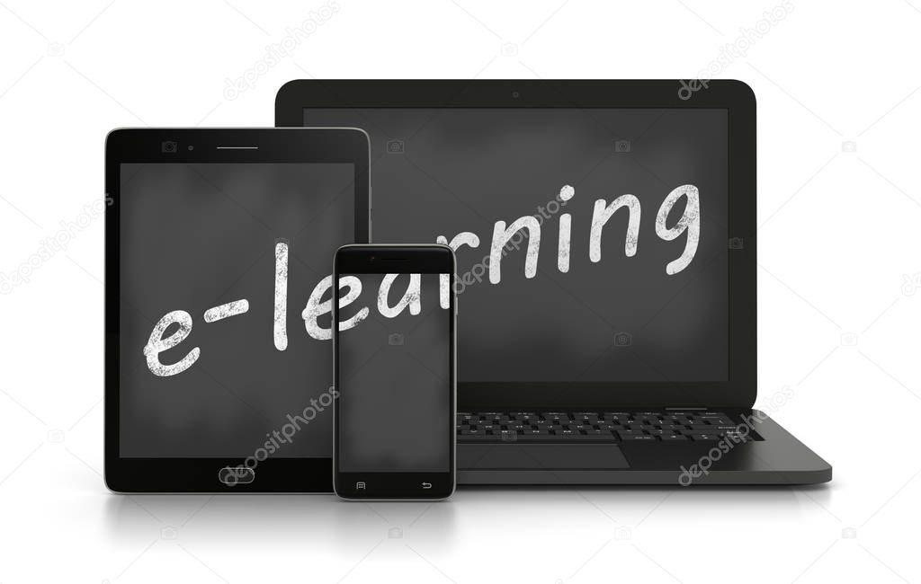 E-learning, Online Training Concept