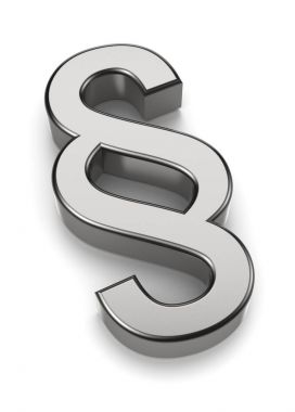 Hukuk Bölümü Metal simgesi